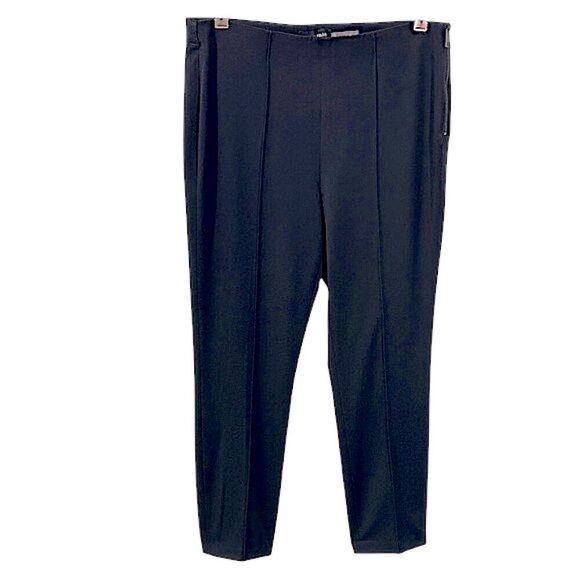 Ivanka Trump Ankle Pants Size 10 Black Stretch - Picture 1 of 10